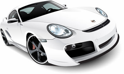 free vector Free WhitePorsche 911 Turbo TechArt Vector